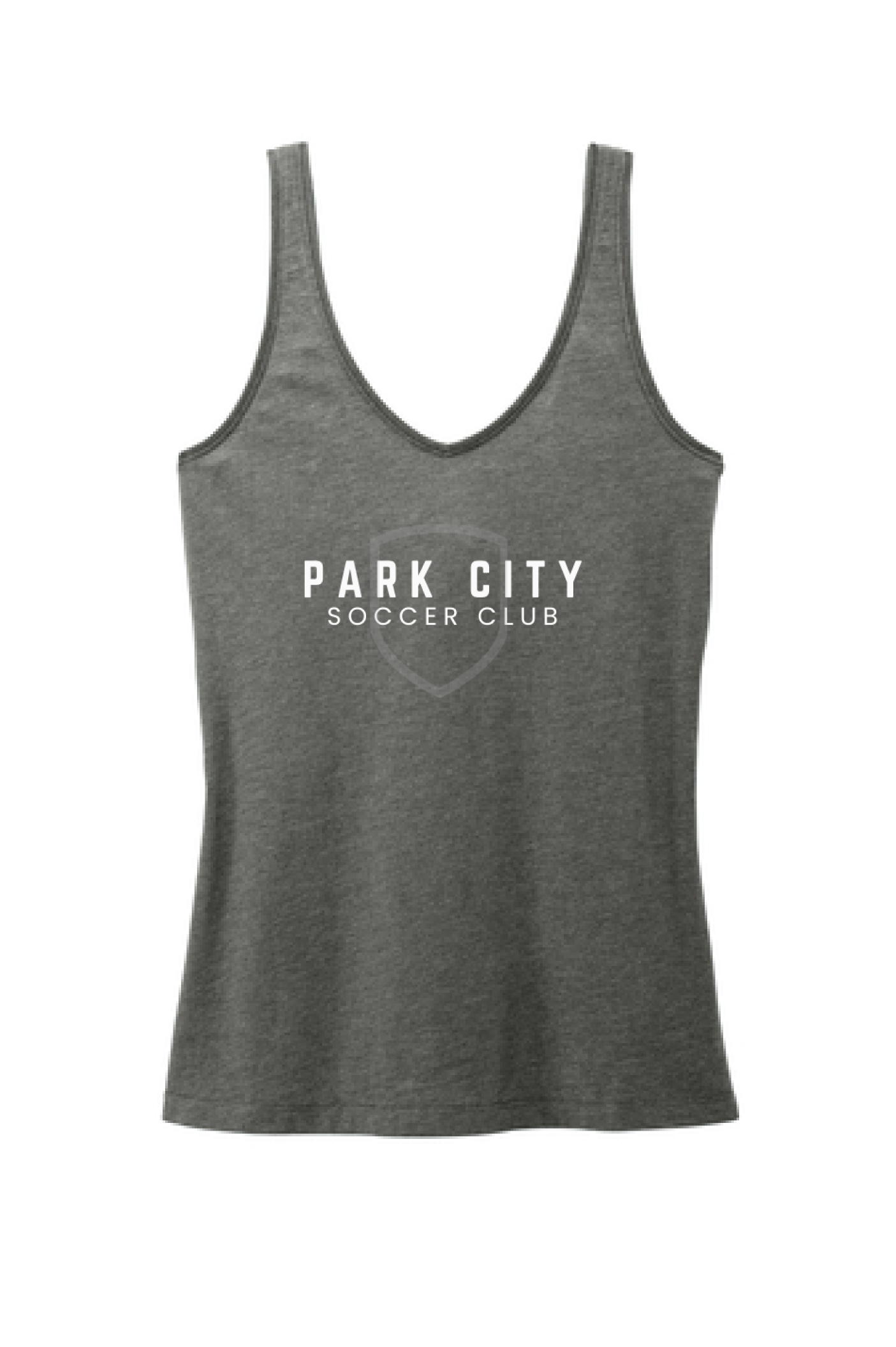PCSC Text Ladies CVC V-Neck Tank