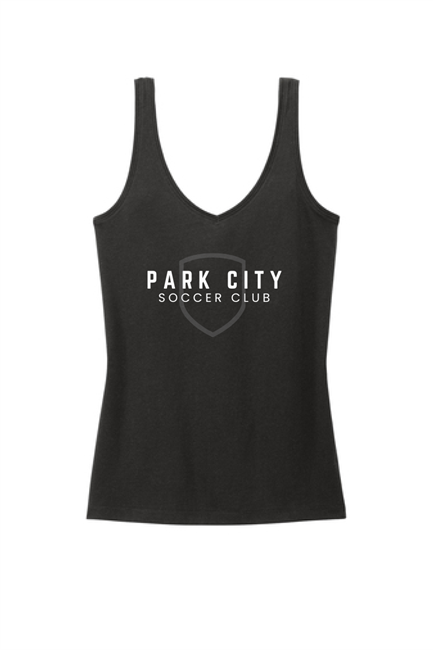 PCSC Text Ladies CVC V-Neck Tank